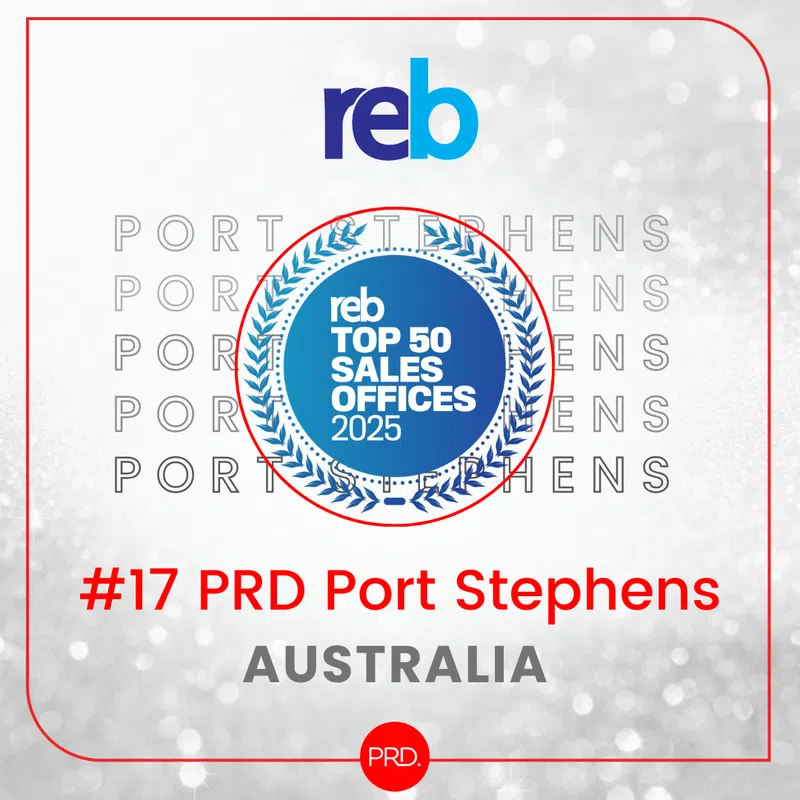 PRD Port Stephens Ranked Among Australia’s Top 50 Sales Offices for 2025