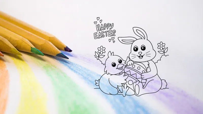 Competition: Easter Colouring In 2025!